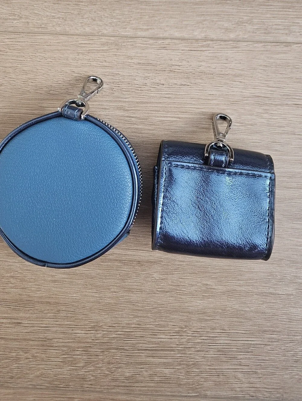 Blue Michael Kors Coin Purses
